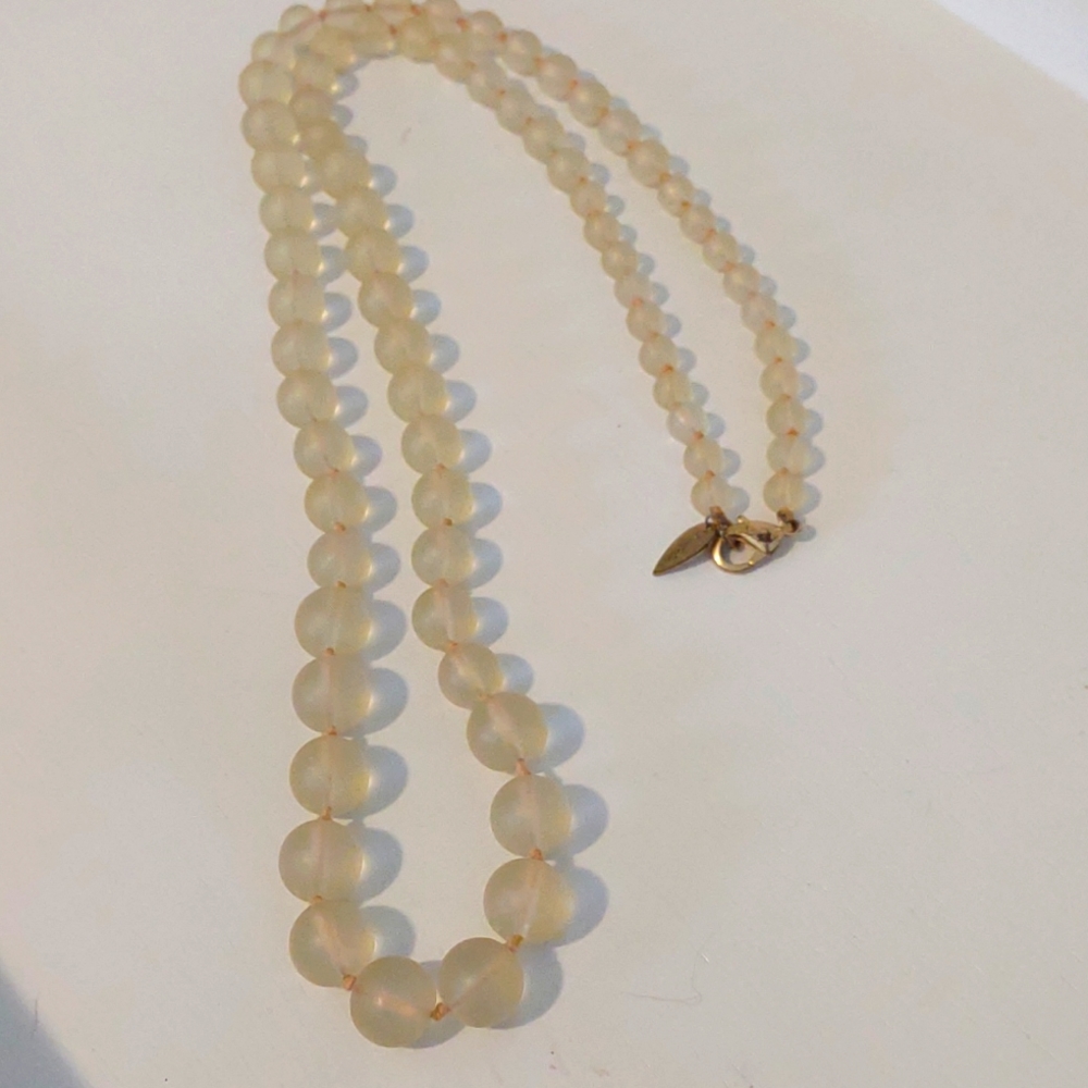 Coldwater Creek Glass Bead Necklace